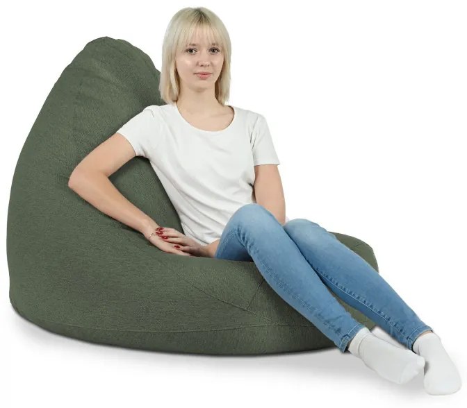 Sedací vak Drop XXL Balance Recycling Farba: Zelený