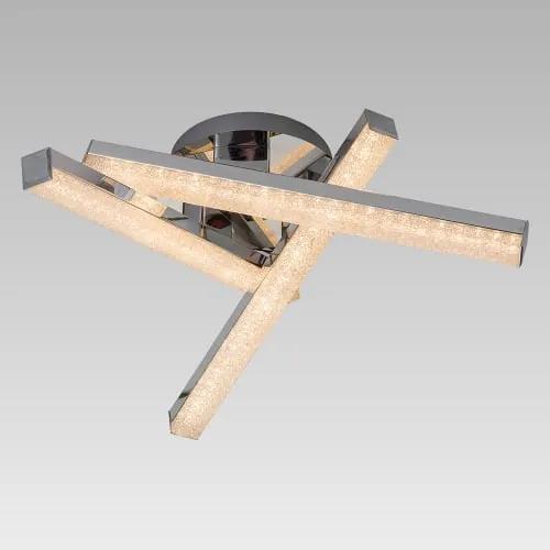 Moderné svietidlo PREZENT YAGO LED CHROME,CLEAR 27507