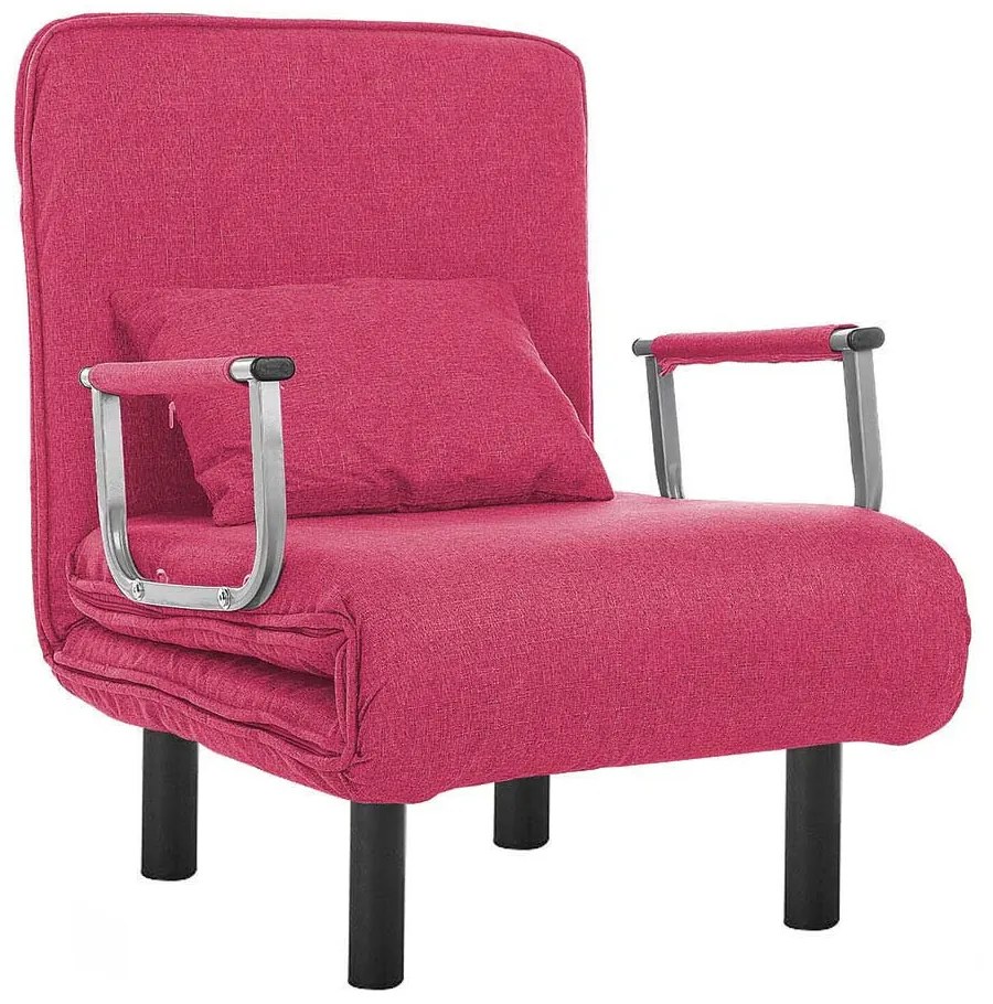 Kreslo a posteľ v jednom, rôzne farby- bordová