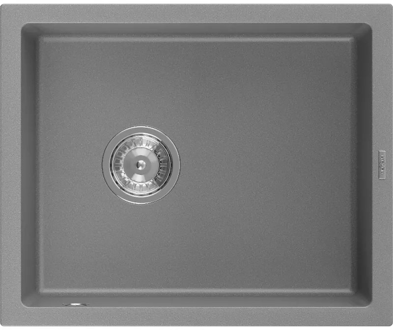 Mexen Pedro - drez granitový 56,0x46,0cm, 1-komorový, šedá, 6508561000-71