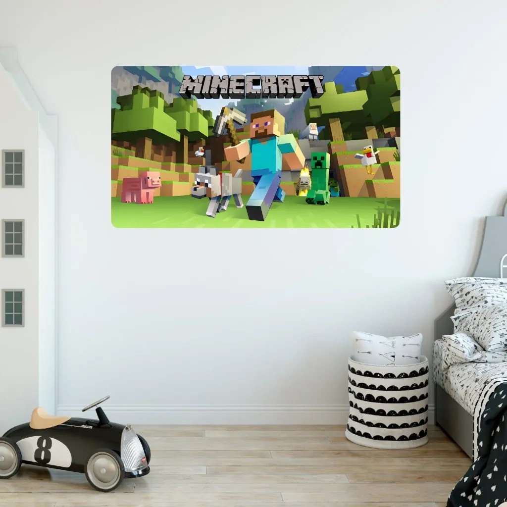 Textilná nálepka na stenu 
