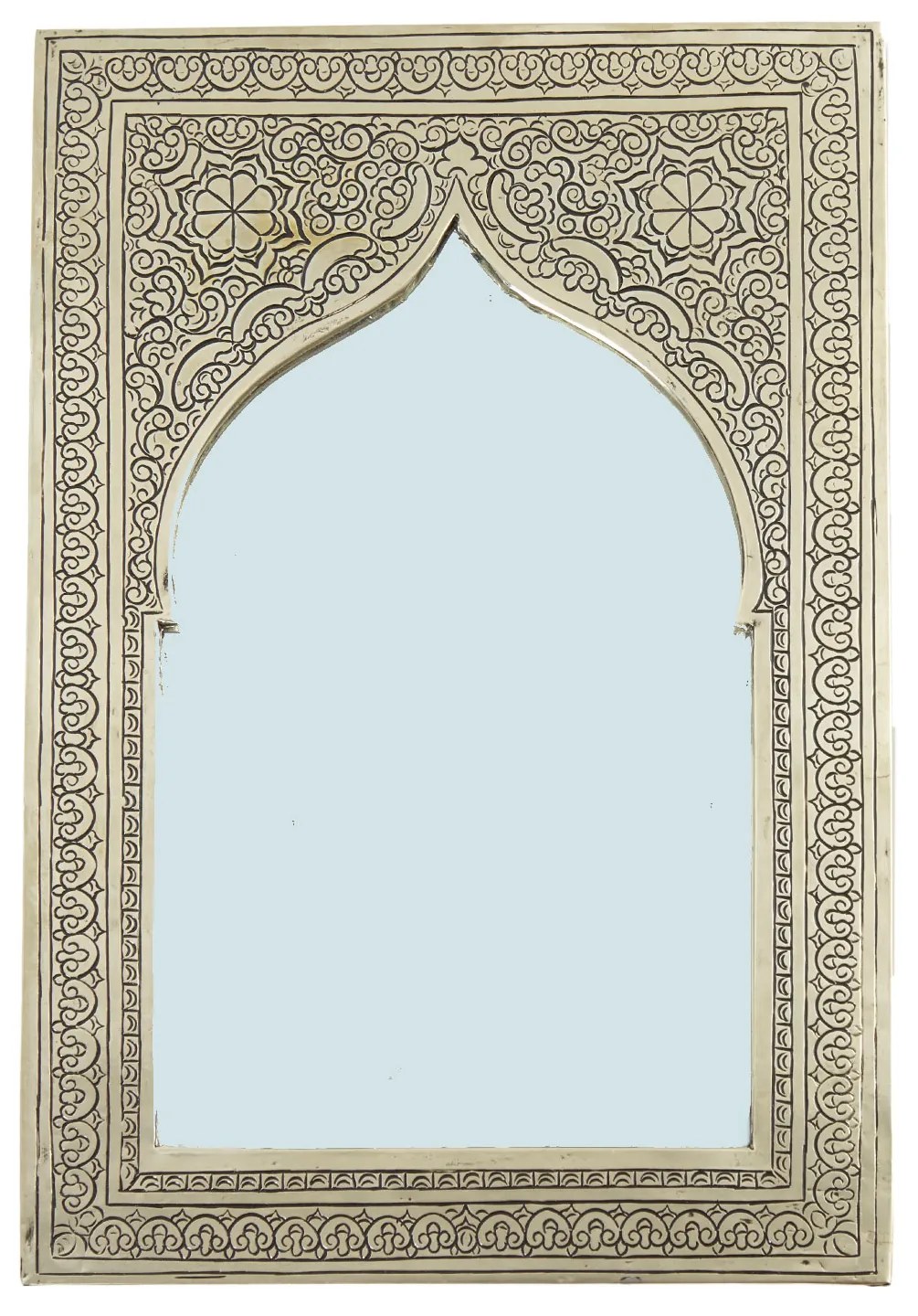 Strieborné zrkadlo Safiya 55 x 37cm