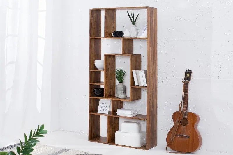 Policový regál Makassar II 180cm Sheesham