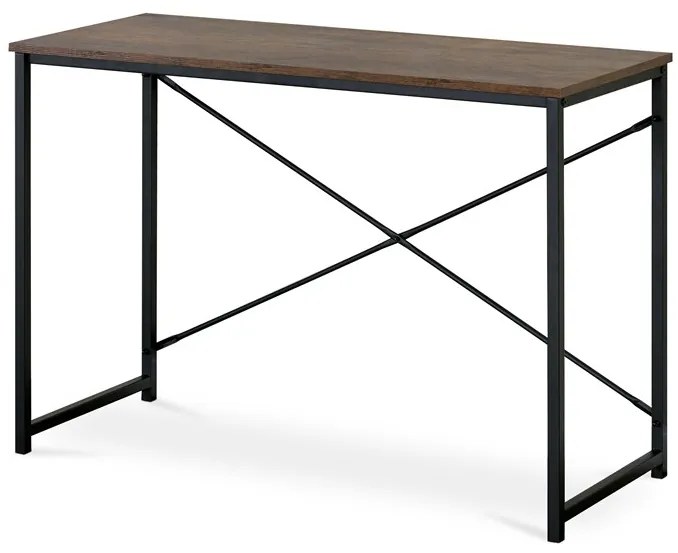 Autronic BONTEC Pracovný stôl 100x40cm, mdf, old wood, GD-504 OLW Farba: Hnedá