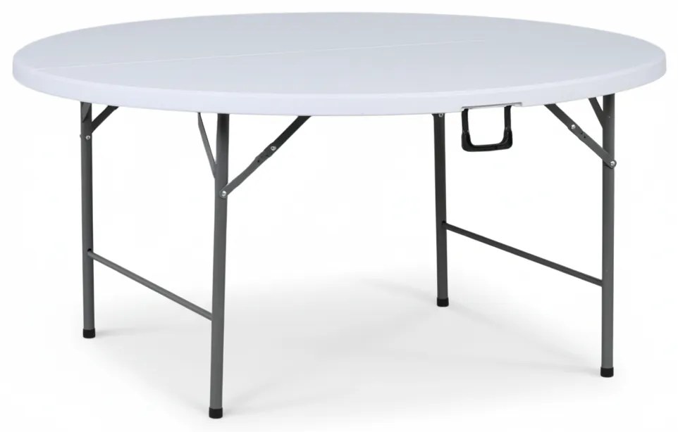 Okrúhly cateringový stôl, 1520 x 740 mm, skladacia doska