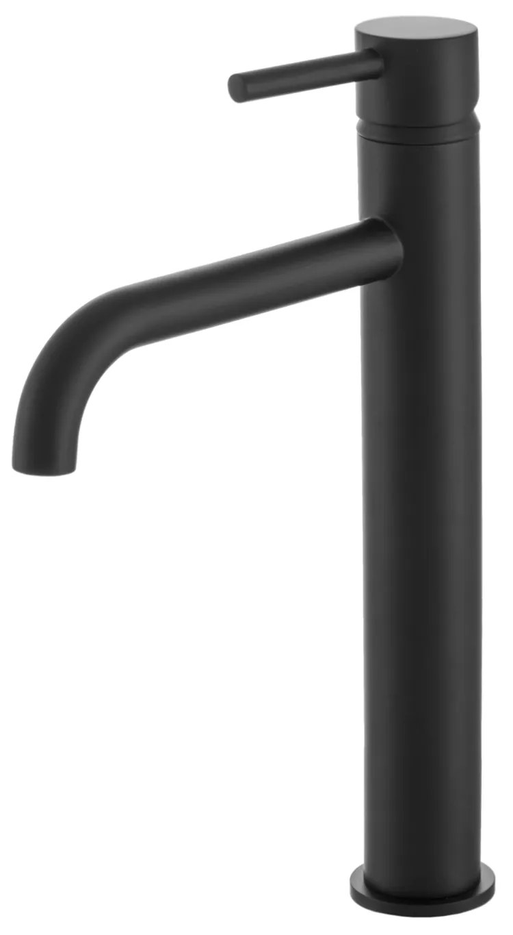 Gamma Roy, vysoká umývadlová batéria h-300, čierna matná, GMA-BRYUW-BK