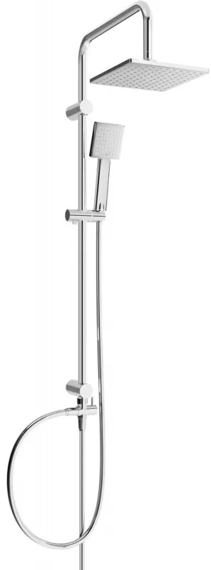 Mexen Tord sprchová sada s hornou a ručnou sprchou, chrómová, 78200-00