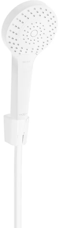 Mexen príslušenstvo - ručný sprchový set Oval R-05, 3-funkcie, biela, 785055052-20