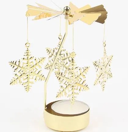 DECOLED Anjelský prsteň, 8 x 13 cm, vločky, zlato