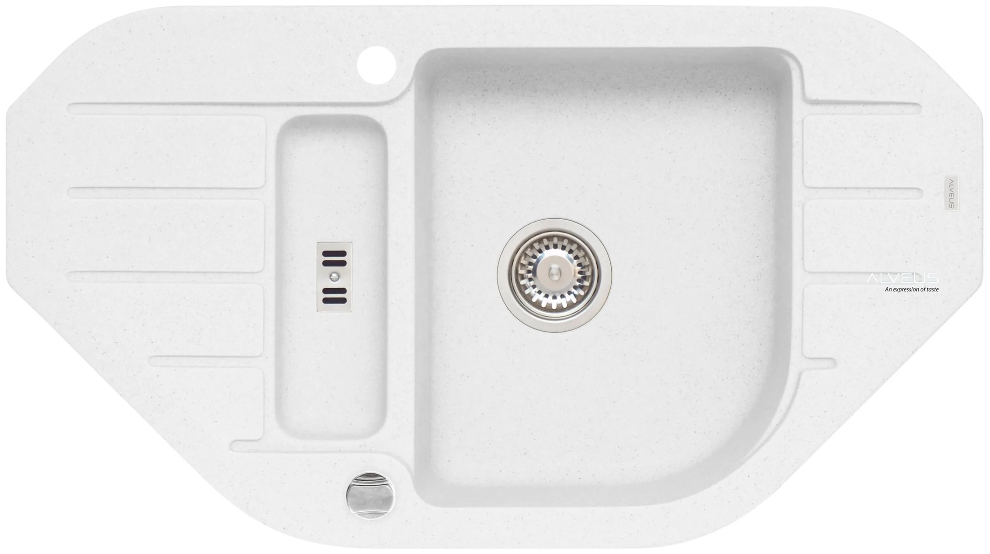 ALVEUS CZ NIAGARA 60 G-11 bílá (900x500mm)+ pop- up sifon F