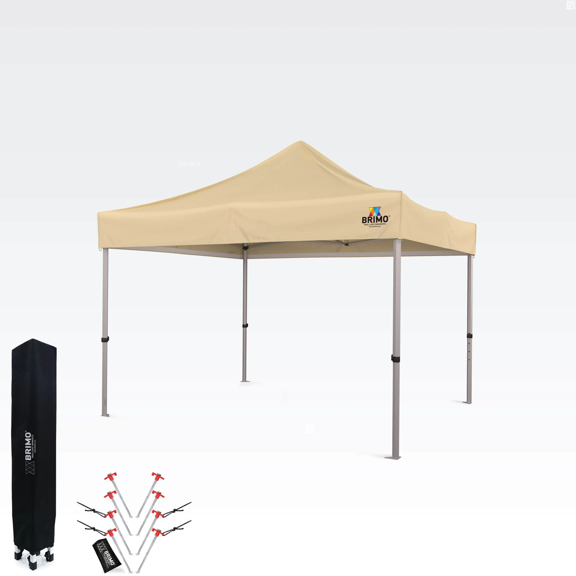 BRIMO Záhradný altánok 3x3m - bez stien - Béžová 35