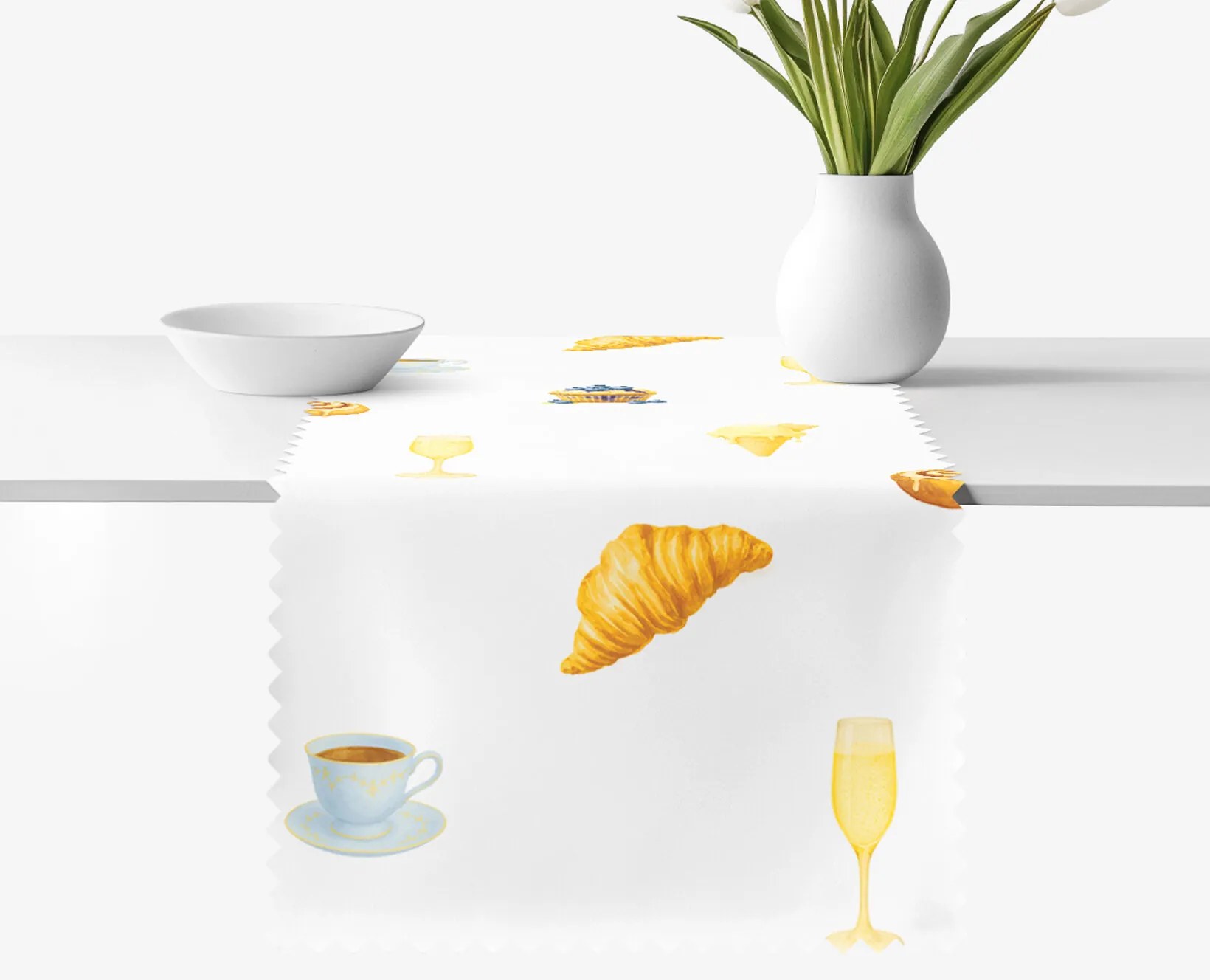 Goldea behúň na stôl teflónový - chuť paríža 35x140 cm