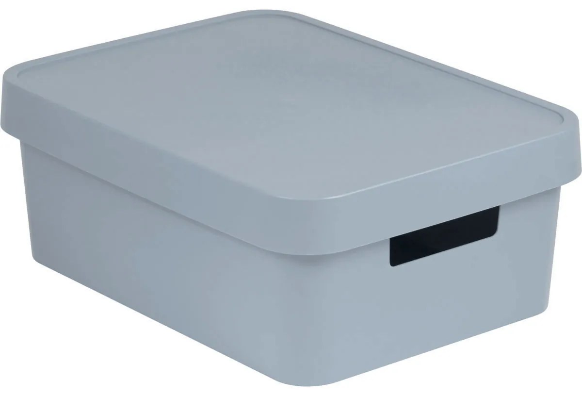 Curver Úložný box INFINITY 11l s vekom šedý
