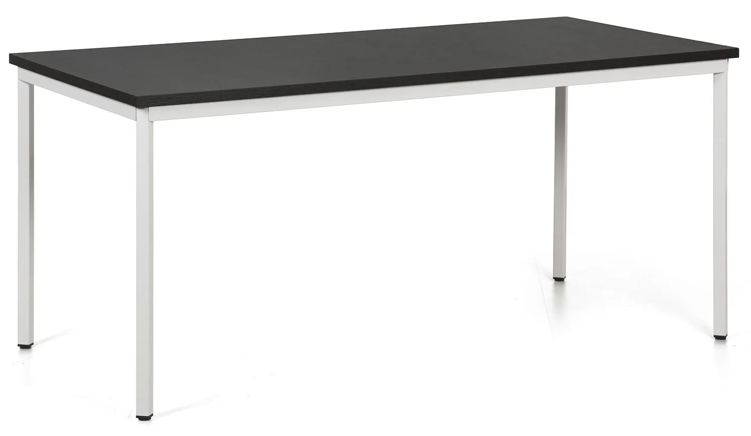 Jedálenský stôl TRIVIA, sivá podnož, 1600 x 800 mm, wenge