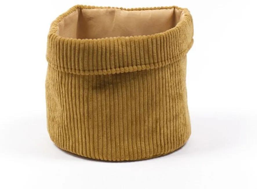 TODAY textilný košík Ø 21x17 cm Cozy Bronze Round