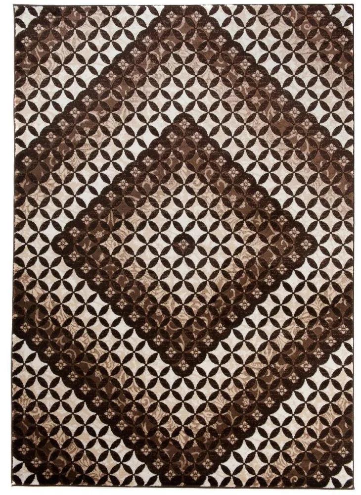 Kusový koberec Tango tmavo hnedý 120x170cm