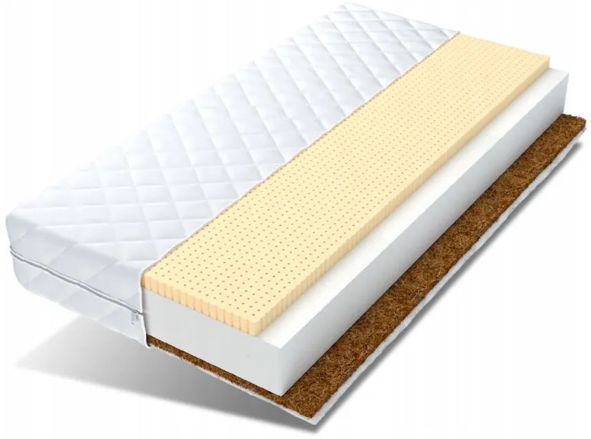 Detský matrac BABY MAX RELAX 140x70x12 cm - pena/latex/kokos