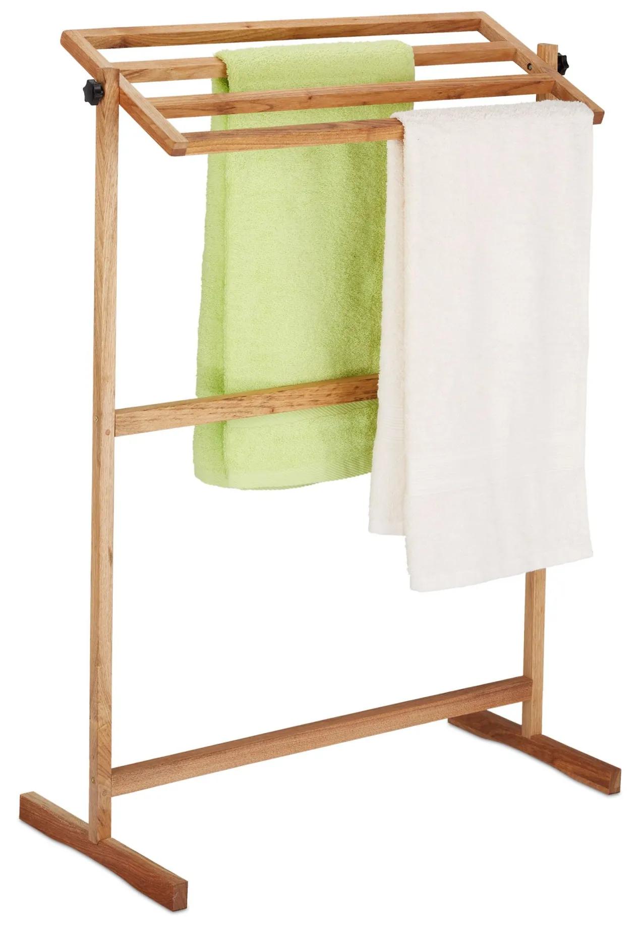 Stojan na uteráky orechové drevo, 98cm RD7921 Stojan na uteráky orechové drevo, 98cm RD7921