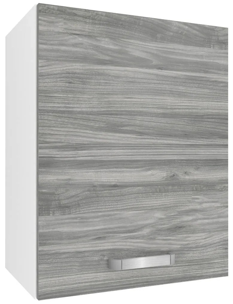 Kuchynská skrinka Belini horná 45 cm šedý antracit Glamour Wood TOR SG45/1/WT/GW1/0/U