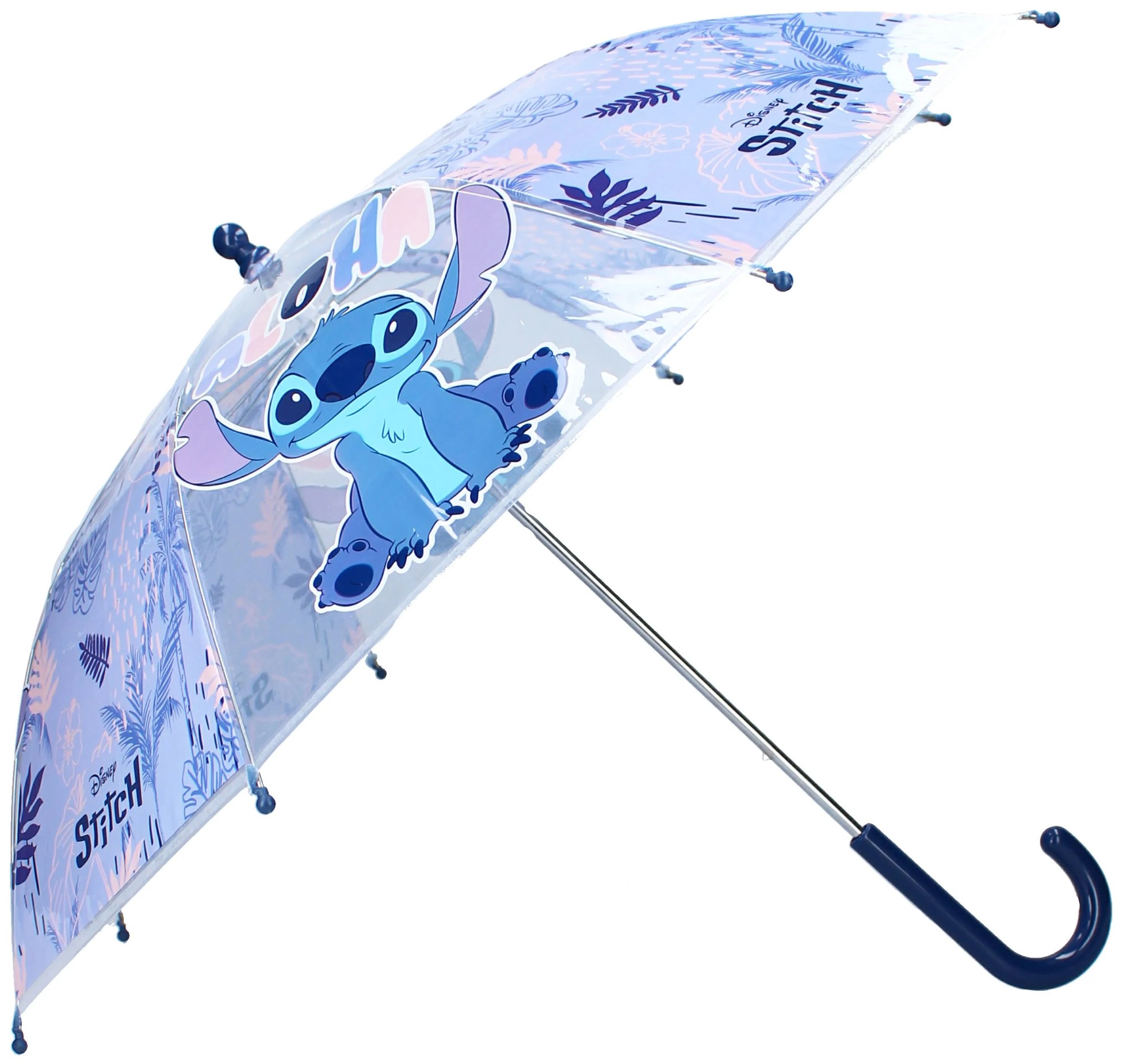 Detský transparentný dáždnik Lilo &amp; Stitch