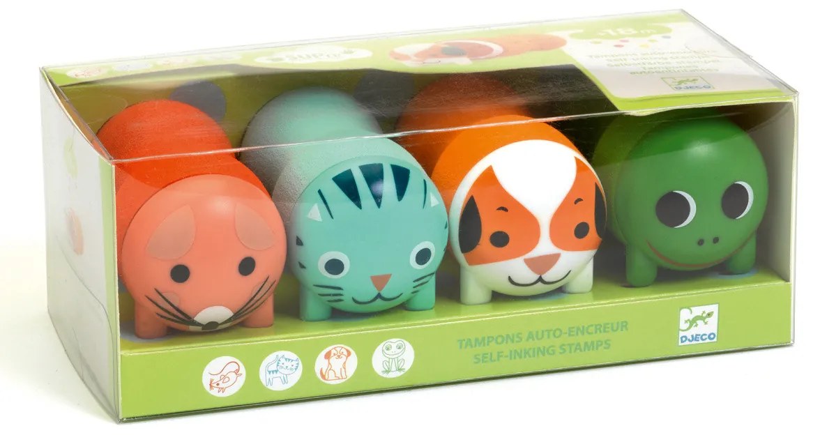 Detské ergonomické pečiatky - zvieratká zo záhrady