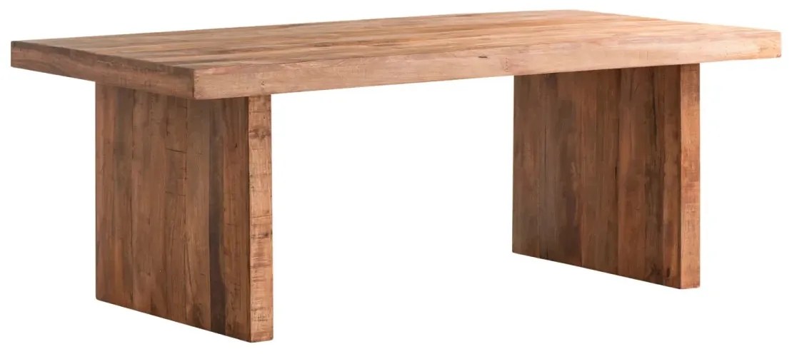 furniture-nabytek.cz - Masívny jedálenský stôl Country z mangového dreva, lakovaný, hnedý – 200×100 cm