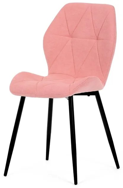 Autronic BONTEC Jedálenská stolička, sivá, látka, CT-285 GREY2 Farba: Ružová