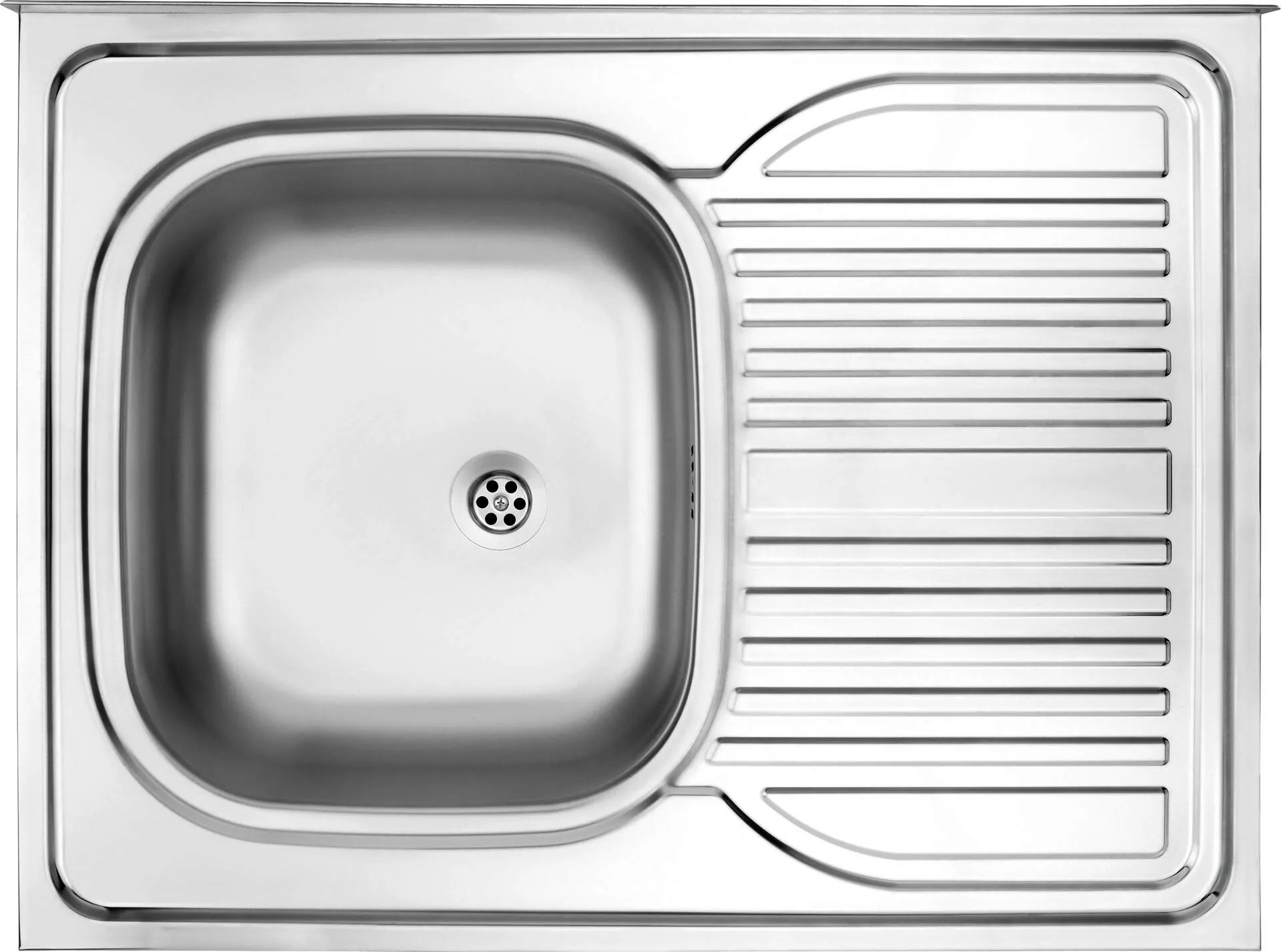 Deante Tango, nerezový drez na dosku 1-komorový, pravý, Z/O 800x600x160 2