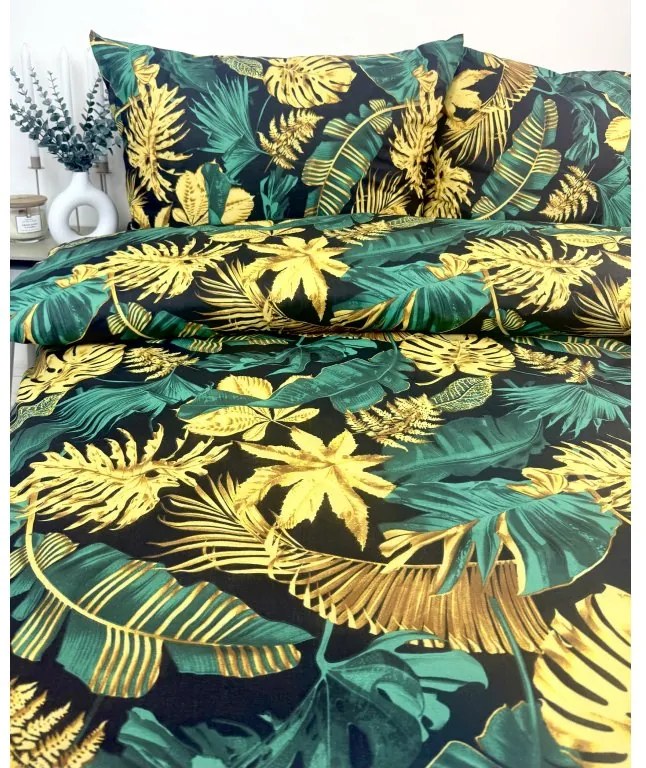 INTERMEDIC SK Posteľná obliečka Jungle Black 140x200/70x90 cm