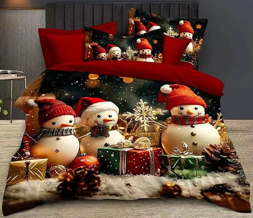 Obliečky Vianoce Via 1 Bavlna 7-dielna súprava