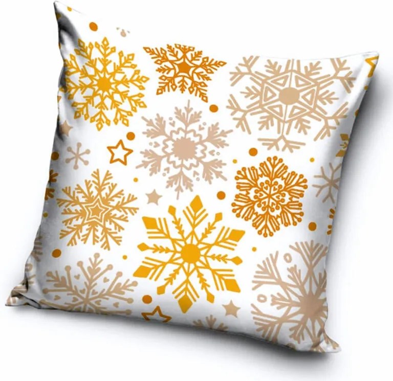 Obliečka na vankúšik MRAZIVÉ VLOČKY 40 x 40 cm