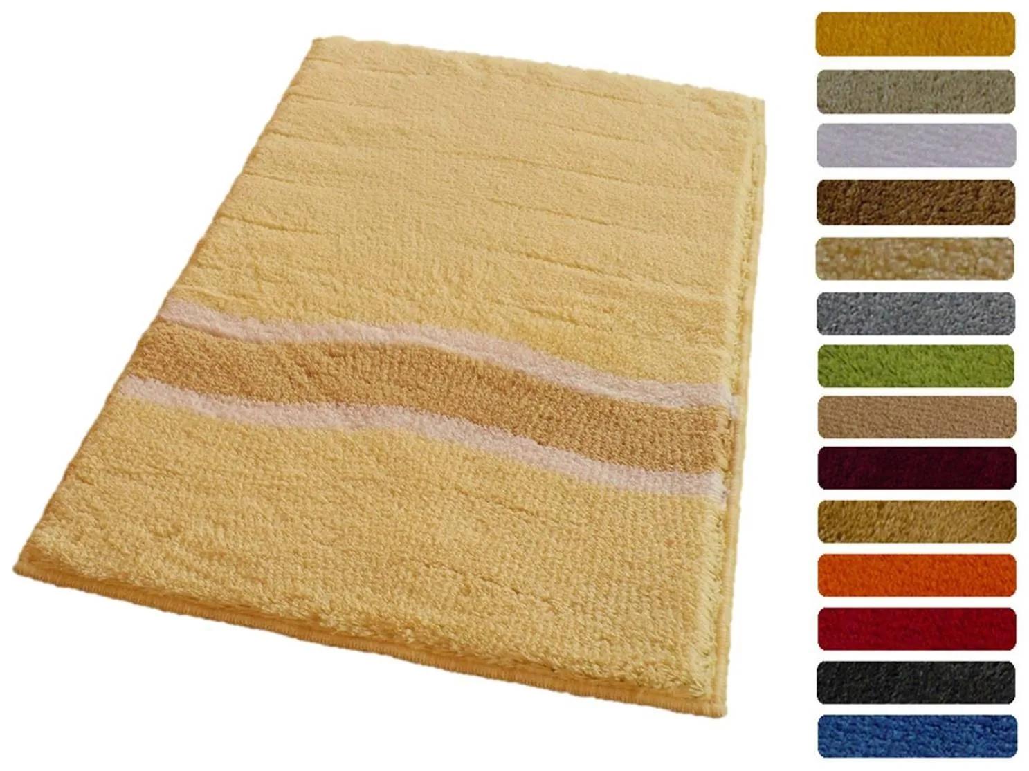 ROUTNER Kúpeľňová predložka LAVELLO Smotanová 10406 - Smotanová / 50 x 80 cm 10406