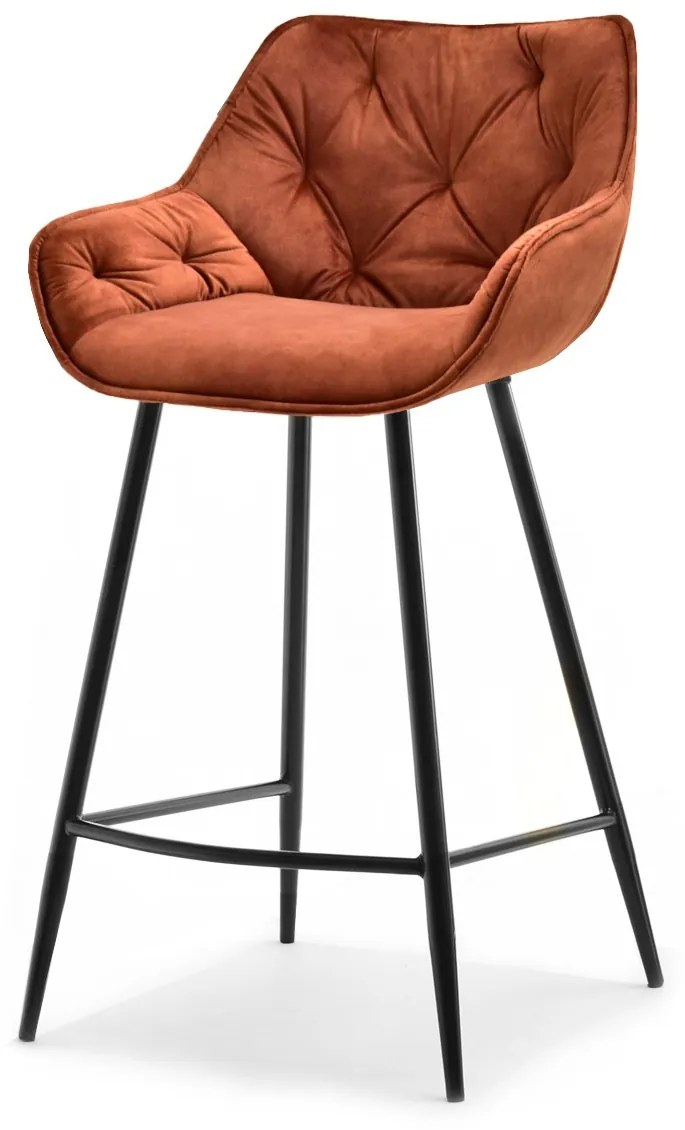 Stolička Lars (medená + čierna). Akcia -32%. Vlastná spoľahlivá doprava až k Vám domov. 1110717
