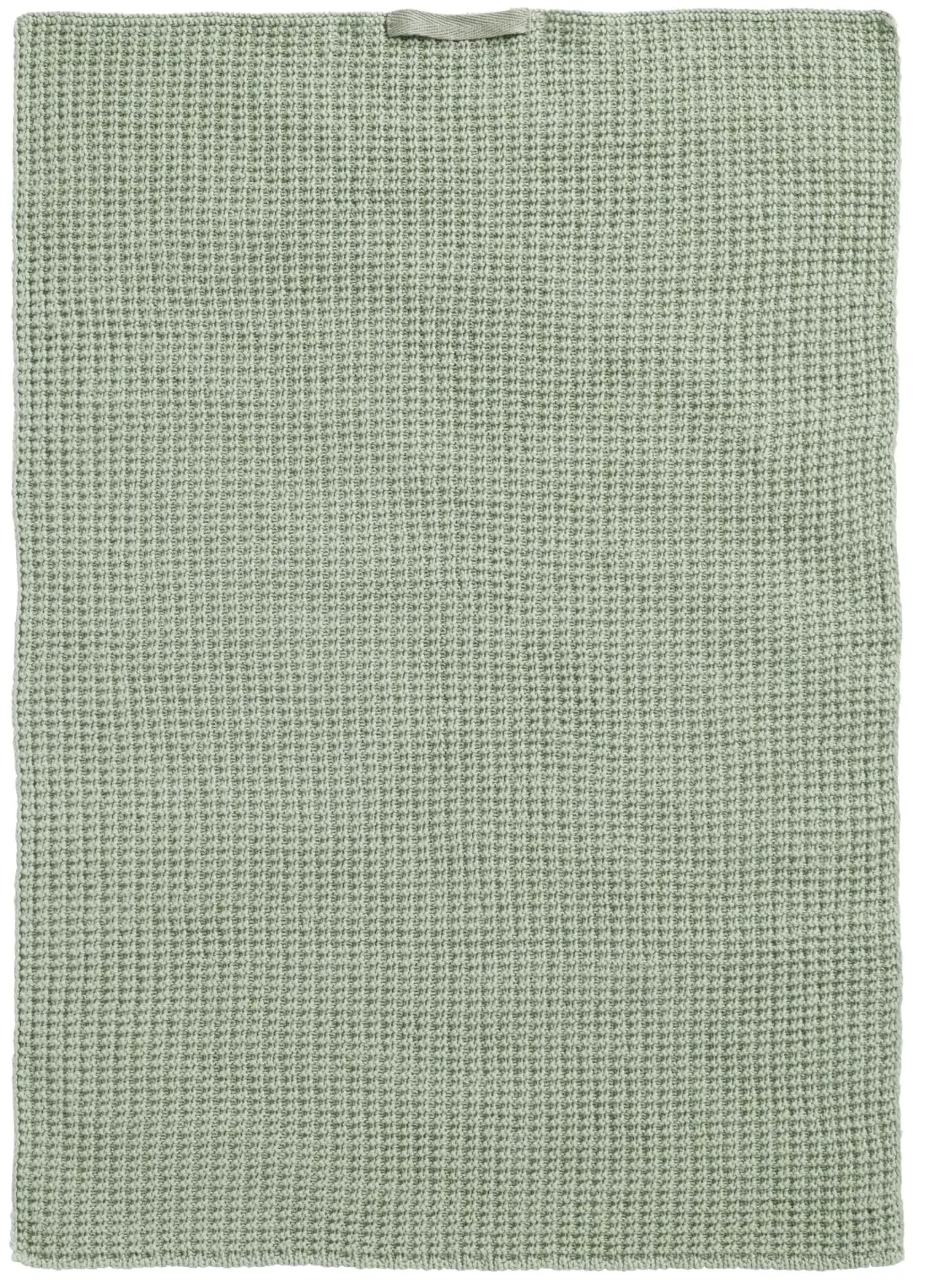 Ib Laursen Pletená utierka Dusty Green