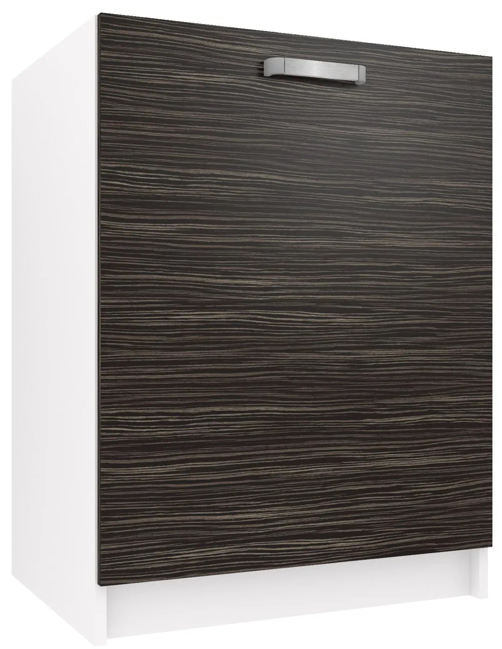 Kuchynská skrinka Belini drezová 60 cm eben kráľovský bez pracovnej dosky TOR SDZ60/0/WT/HK/0/U