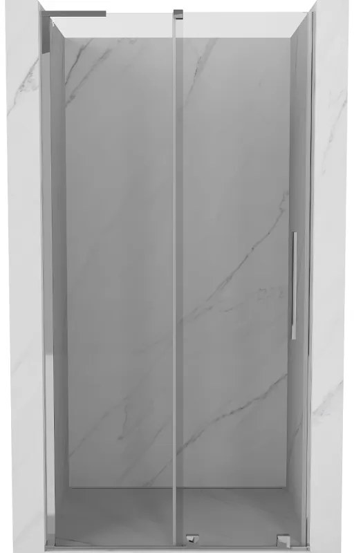 Mexen Velar L, posuvné sprchové dvere do otvoru 110 cm, 8mm číre sklo, chrómová, 871-110-003-01-01