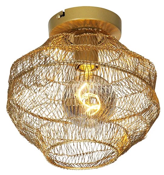 Orientálne stropné svietidlo zlaté 25 cm - Vadi