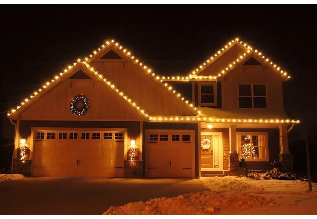 Vianočné svetielka vonkajšie FLASH teplá biela 1000 LED