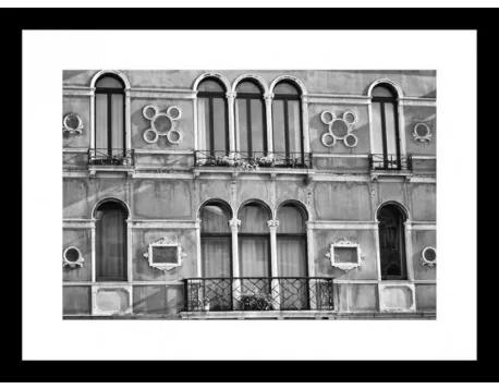 B&amp;W rámovaný obraz 30x40