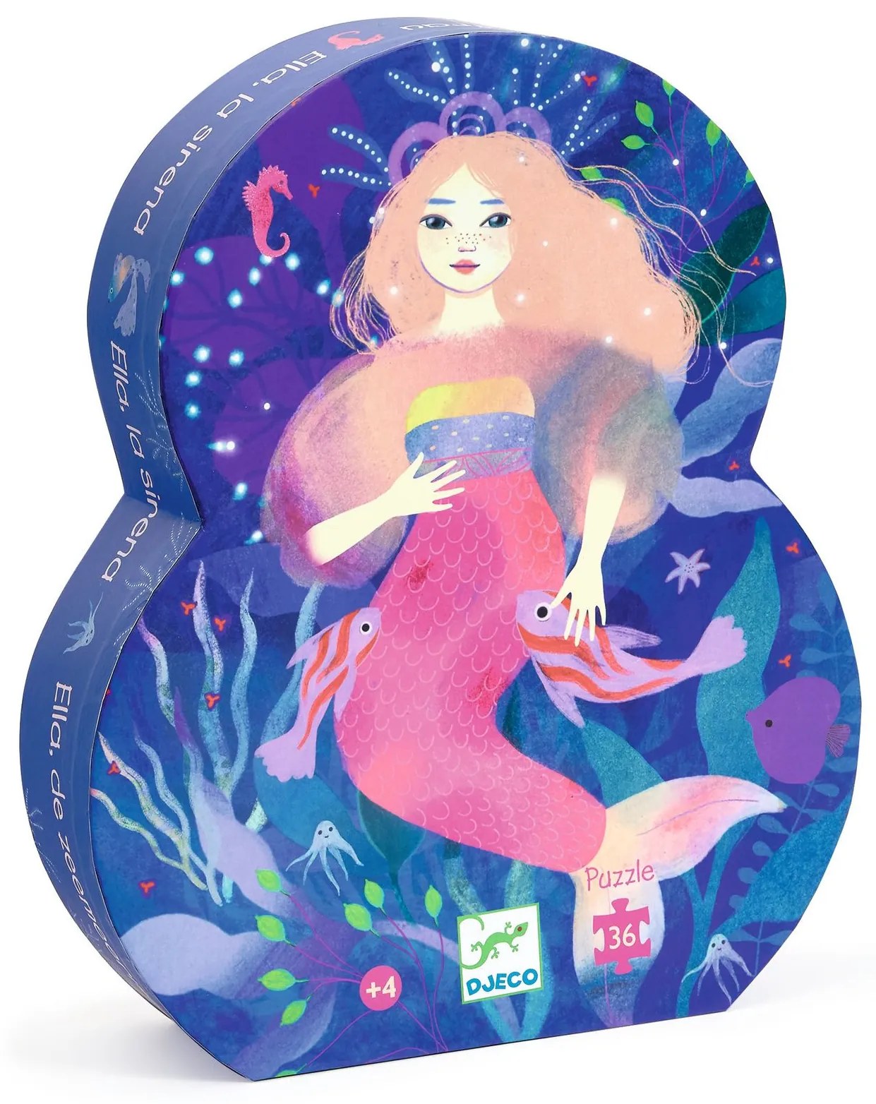 Puzzle - morská panna Ella - 36 ks