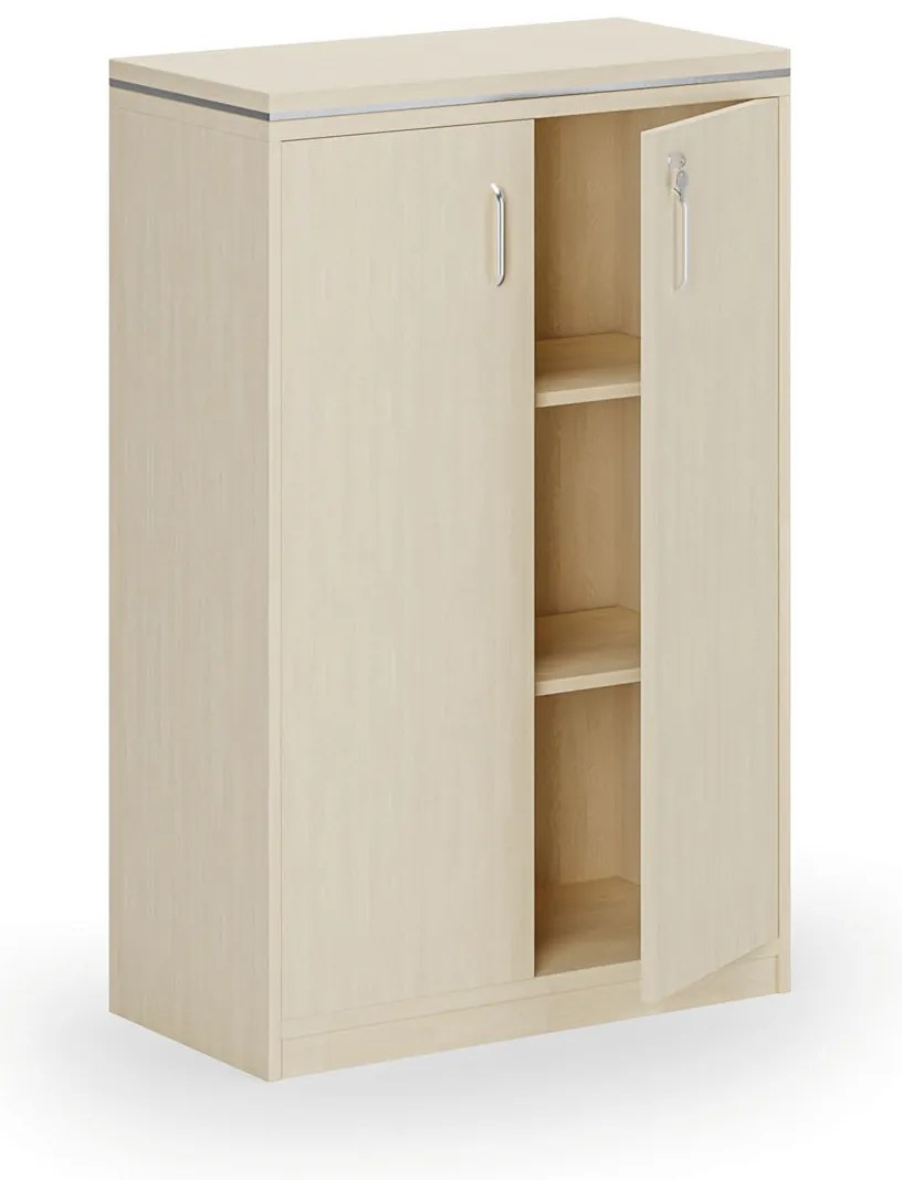 Kancelárska skriňa ARRISTO LUX, 800 x 400 x 1236 mm, breza