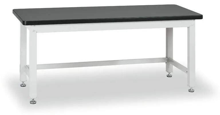 Pracovný stôl do dielne BL, stolová doska MDF + PVC, nosnosť 1000 kg, 1800 mm