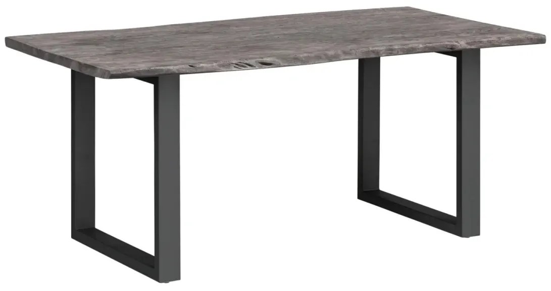 furniture-nabytek.cz - Masívny jedálenský stôl Bullwer z akácie, lakovaný, šedý – 170×90 cm