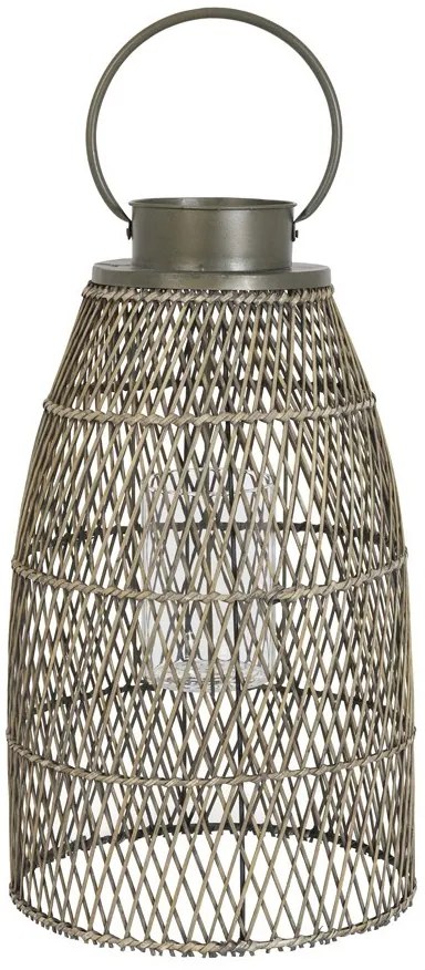 Závesná prútená lampáš Meril - Ø 30 * 62 cm Závesná prútená lampáš Meril - Ø 30 * 62 cm