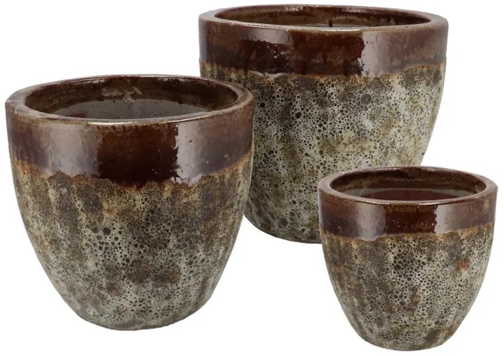 Cementový kvetináč misa s kvetmi a vtáčikmi Flower Bowl - 27*24*16 cm