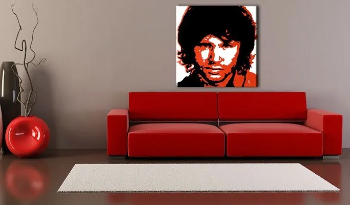 Ručne maľovaný POP Art obraz Jim Morrison jm2