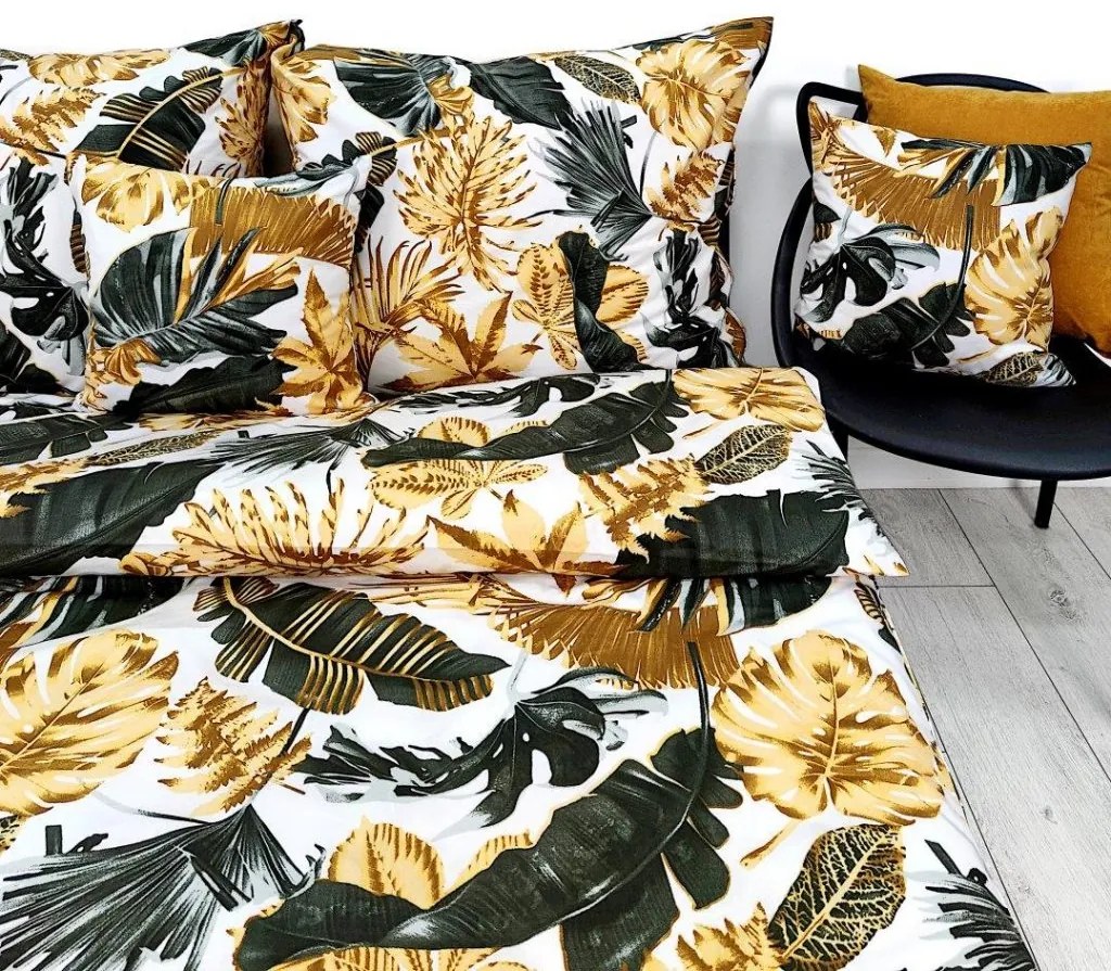 INTERMEDIC SK Posteľná obliečka Jungle GREY 200x220/2x 70x90 cm