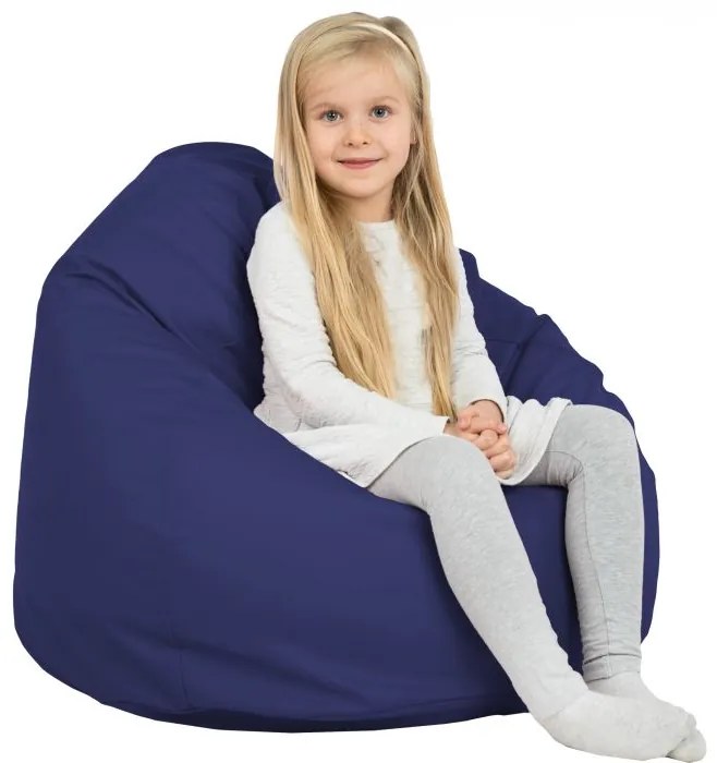 Sedací vak BAG Sako L Ekokoža Farba: 27. Tm. modrý