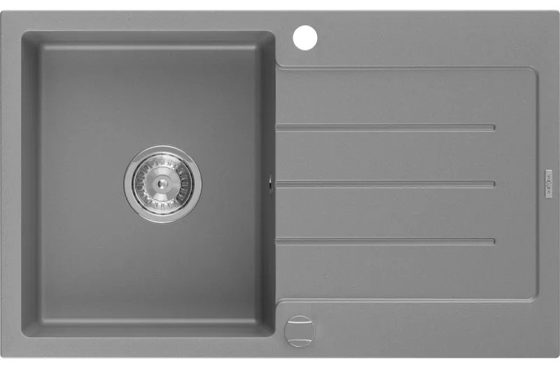 Mexen Bruno - drez granitový 79,5x49,5cm, 1-komorový, šedá, 6513791010-71