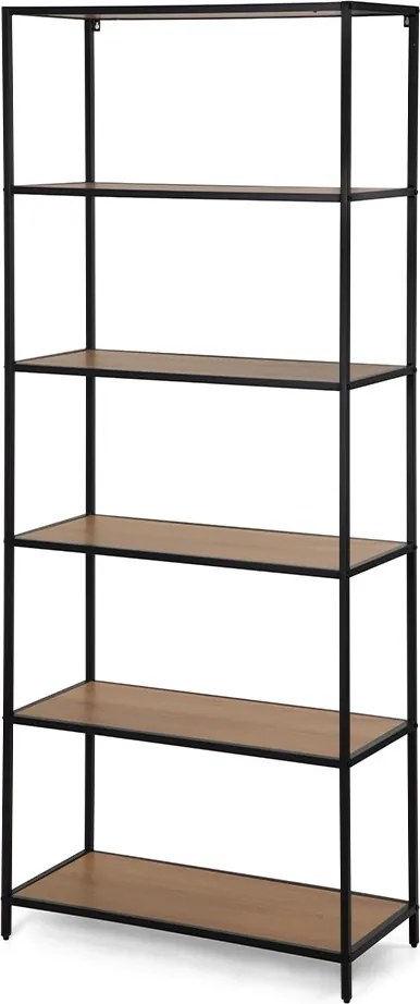 Noela Knižnica regál ARCANA 185x77 prírodná